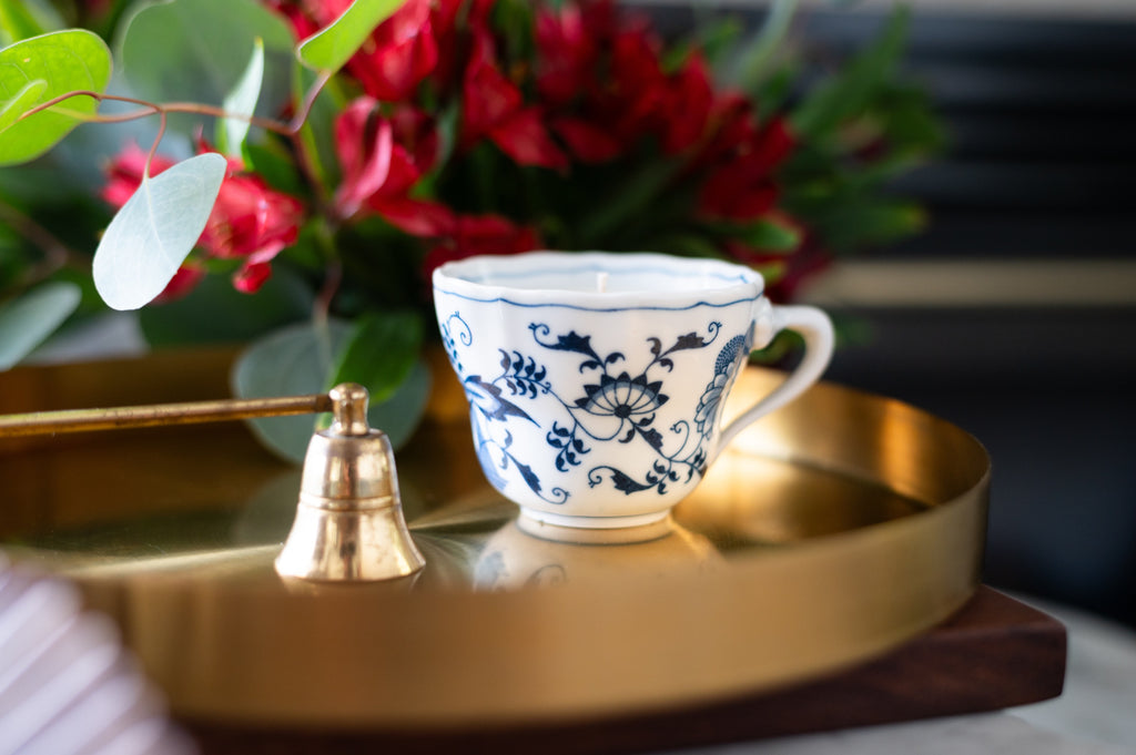 Blue & White Vintage Teacup