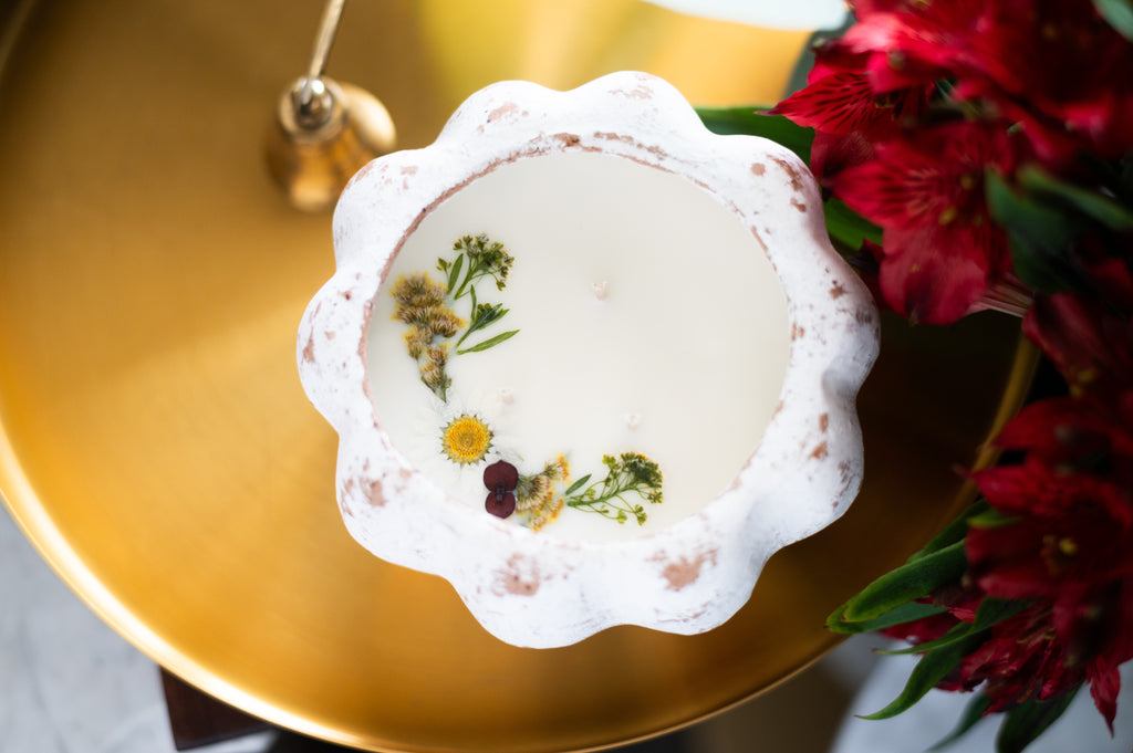 Tempered Clay Pumpkin | White