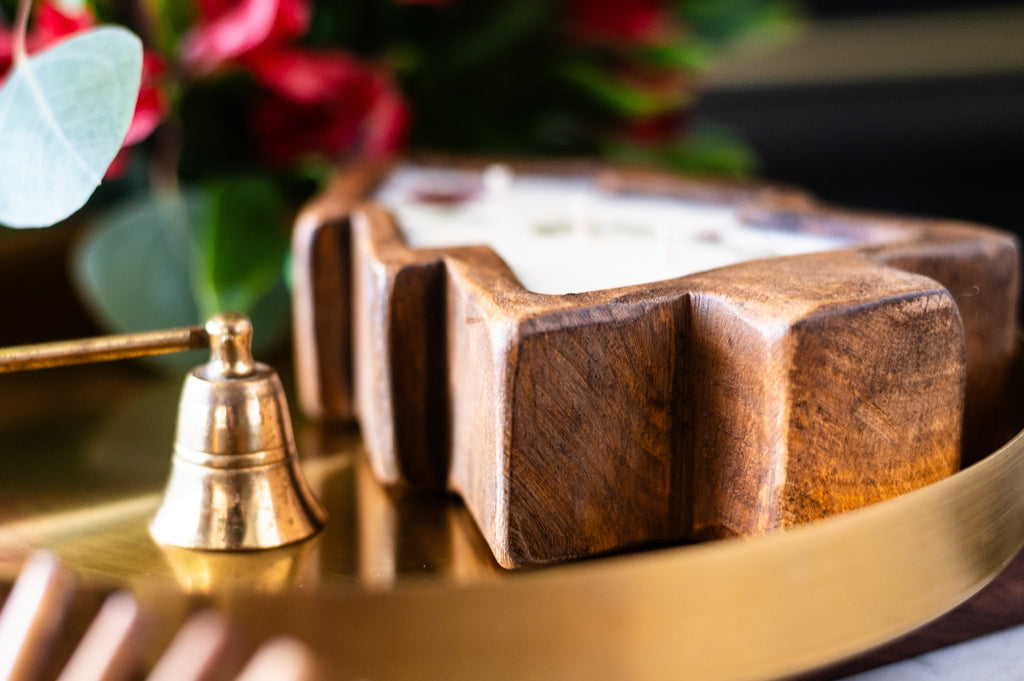 Mini Wooden Tree Candle