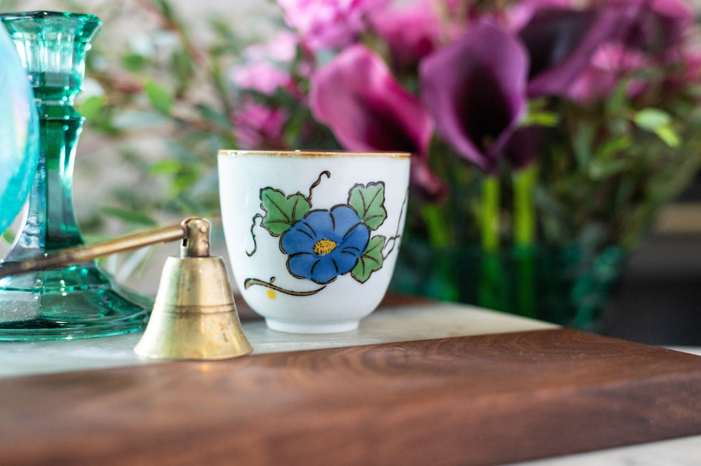 Floral Japanese Tea Cup