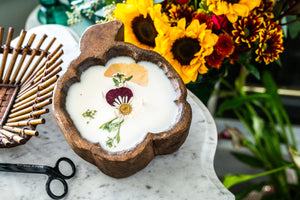 Wooden Pumpkin Bowl