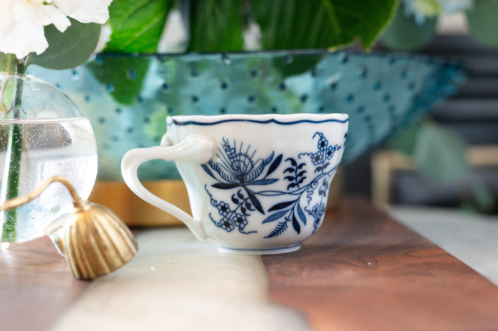 Vintage Blue & White Danube Teacup