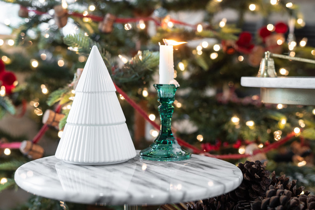 White Lidded Tree Candle