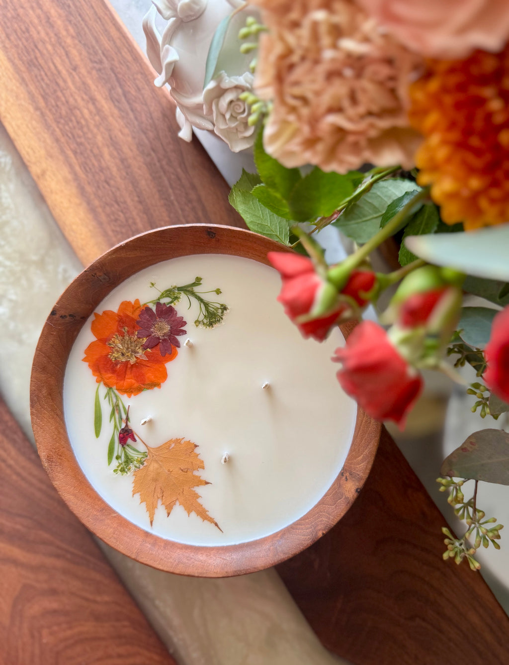 Vintage Wooden Bowl