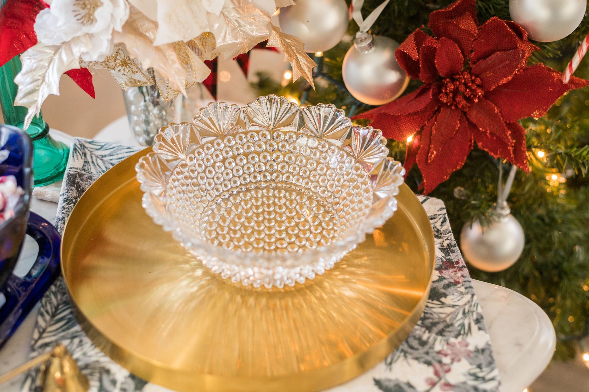 Crystal Vintage Imperial Decorative Edge Bowl for Customization