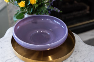 Pale Purple Stretch Glass Bowl, Vintage