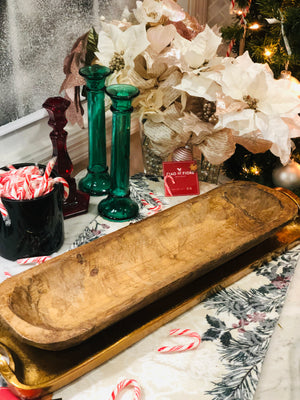Baguette Wooden Dough Bowl | Holiday Collection